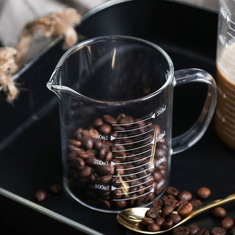High Borosilicate Glass Measuring Cup Transparent Milk Cups With Scale High Temperature Resistant Clear Cup Kitchen Accesssories