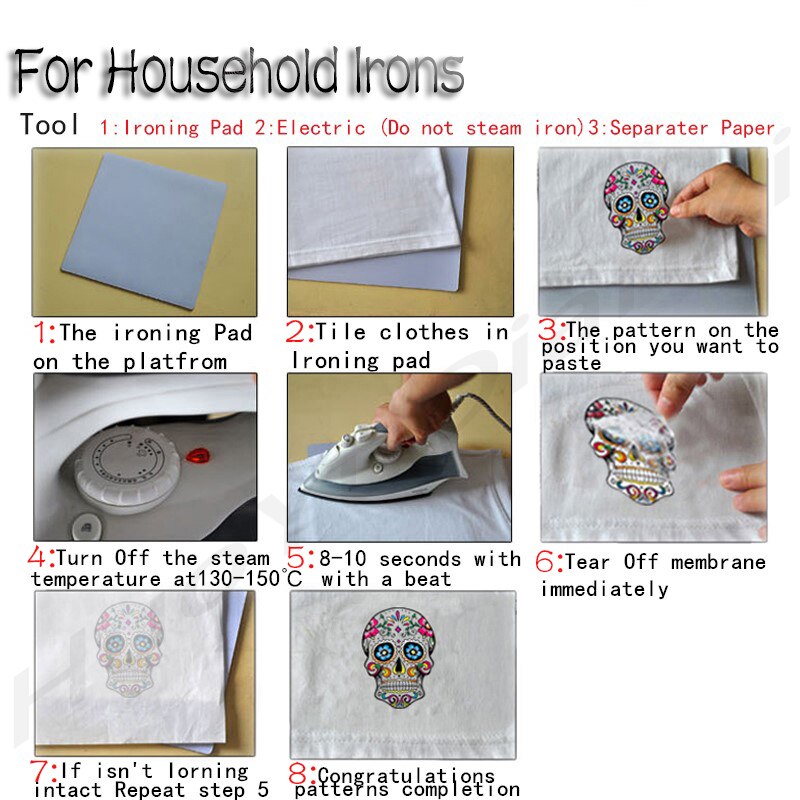 Parches termosensibles a la , pegatinas térmicas a rayas para la ropa, ropa fusible, apliques de flores, tops personalizados