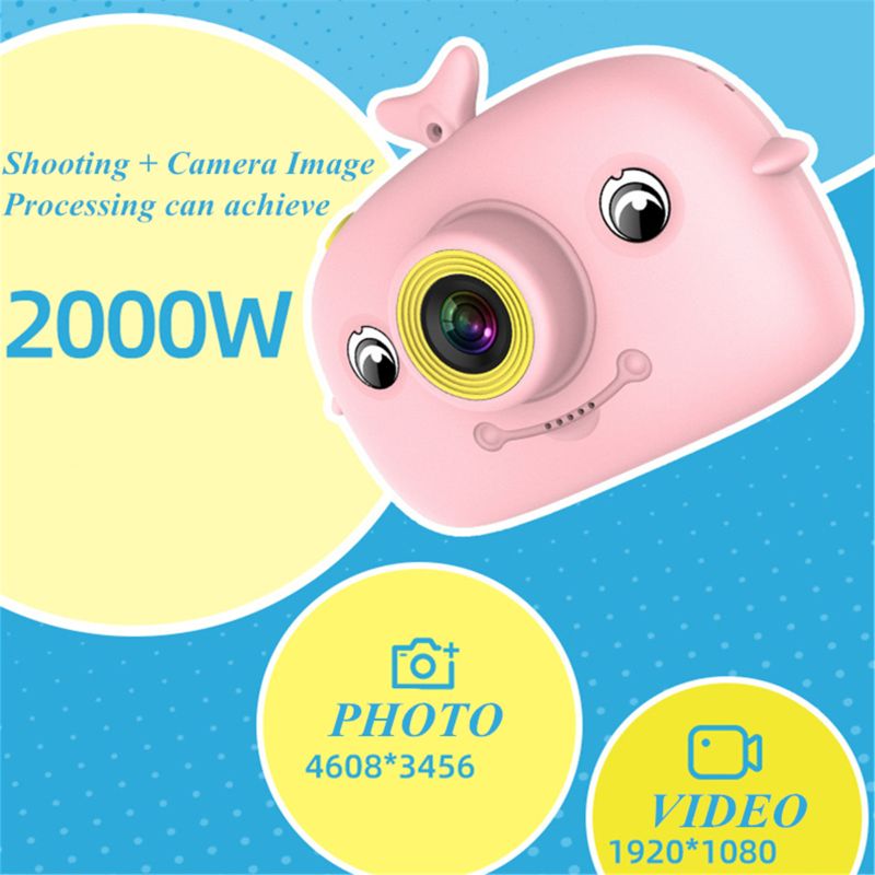 Cámara de Niños de juguete de vídeo 1500w Pixel niños de dibujos animados Linda Cámara al aire libre Photog