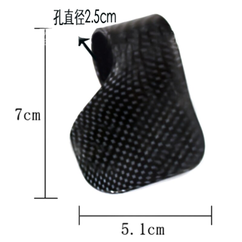 Carbon Fiber Motorcycle E-Bike Handle Hand Rest Grip Throttle Assist Morto Cruise Control Clip: Default Title
