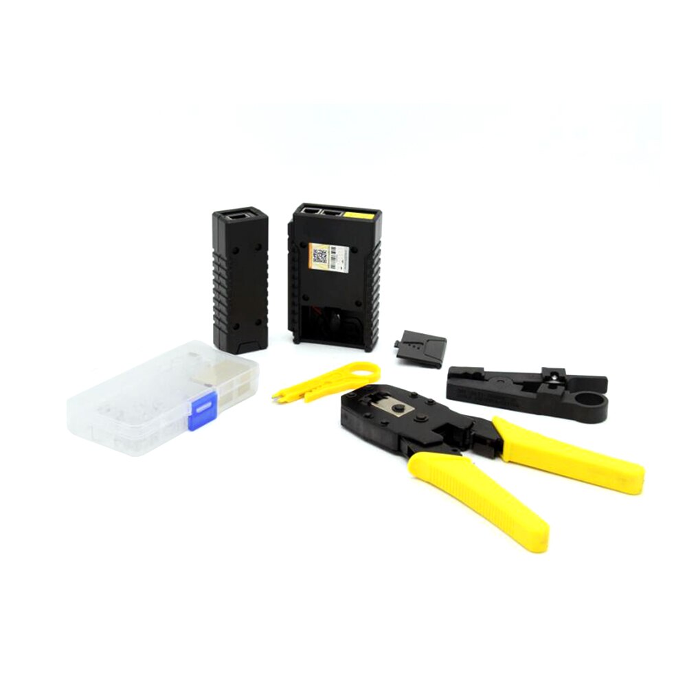 3 en 1 Tester de Cable de red de comprobador LAN RJ45 mensurables de rastreador de diagnosticar de alambre herramienta de pruebas con RJ11 macho