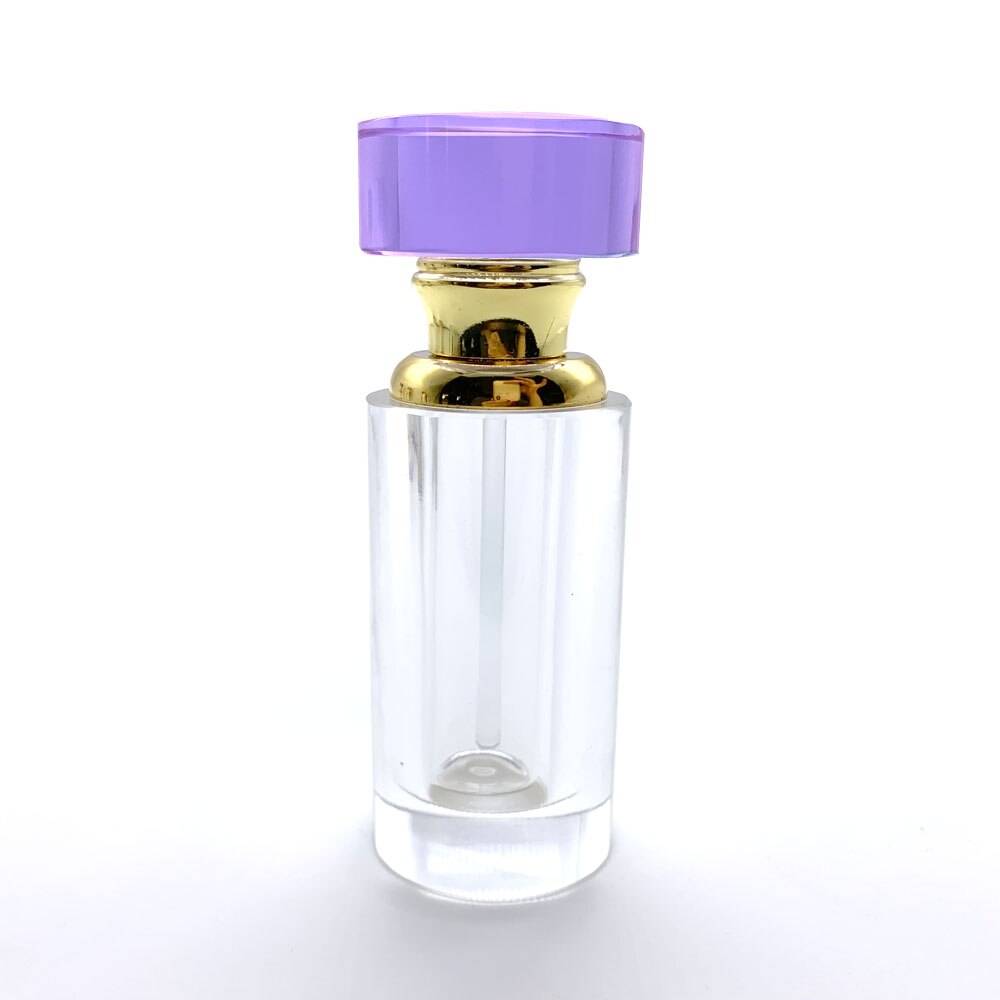 12ML K9 CLEAR CRYSTAL GLASS REFILLABLE PERFUME BOTTLE EASY TO CARRY TRAVEL ESSENTIAL TABLE ORNAMENT HOME DECOR