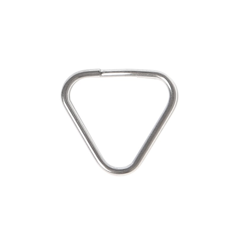 10 stk/sett metall trekantringer delt digitalkamera stropp krok reservedeler kamera stropp trekant ringetone-