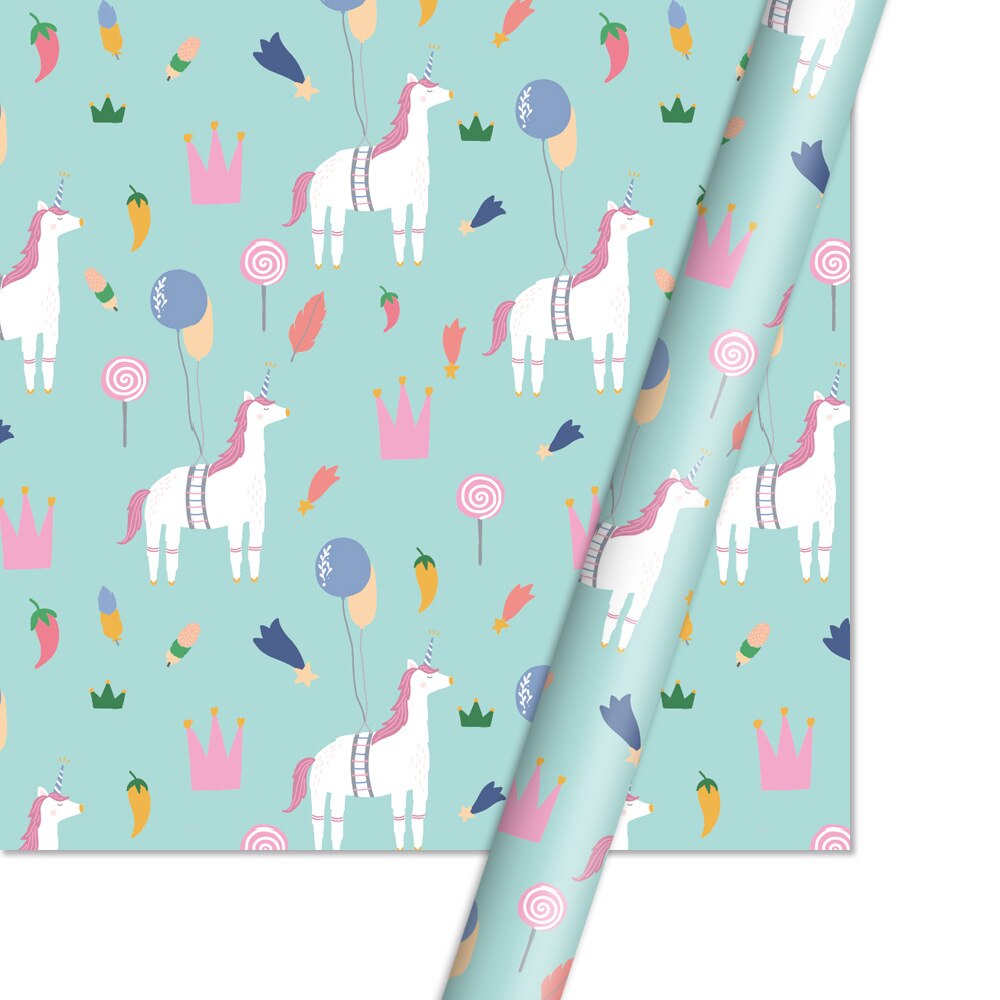 Omslagspapper bestruket papper isbjörn tecknad silkespapper prickad låda blomma scrapbook papper 50cm *76cm: 13