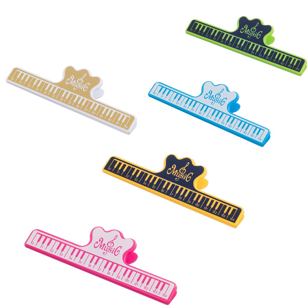 Fuchsia Lakens Muziek Clip Bindmiddel Bulldog Document Papier Plastic Klem Houder