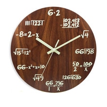 Luminous Wall Clocks Silent Quartz Home Decor Living room Bedroom Digital Number Wall Hanging Clock Glow 12"