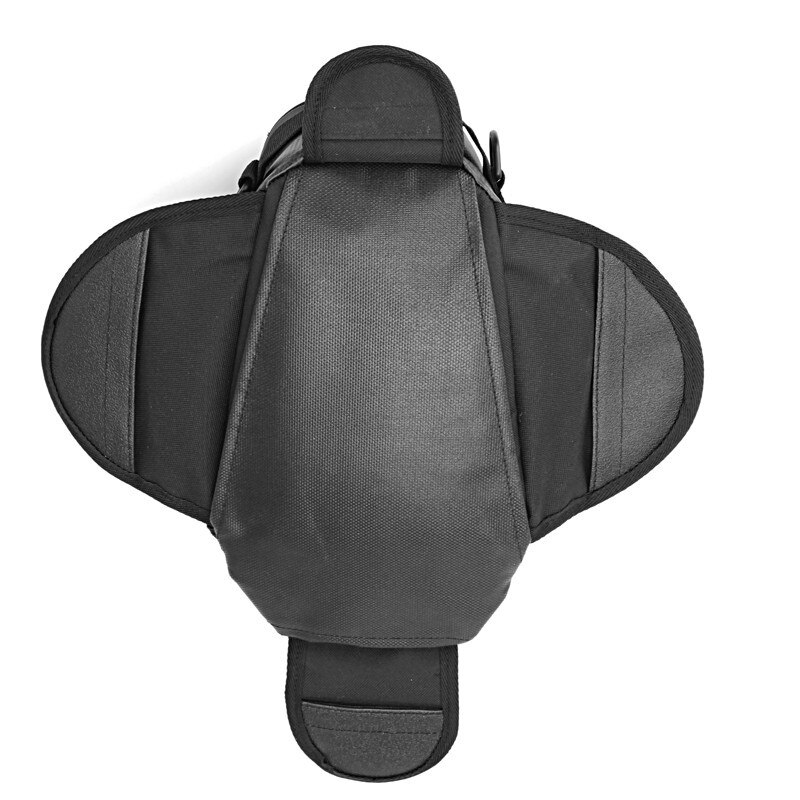 Enkele Schoudertas Motorfiets Rugzak Waterdichte Motor Tank Tas Zwarte Olie Brandstoftank Zak Magnetische Motor Zadeltas 1cmB