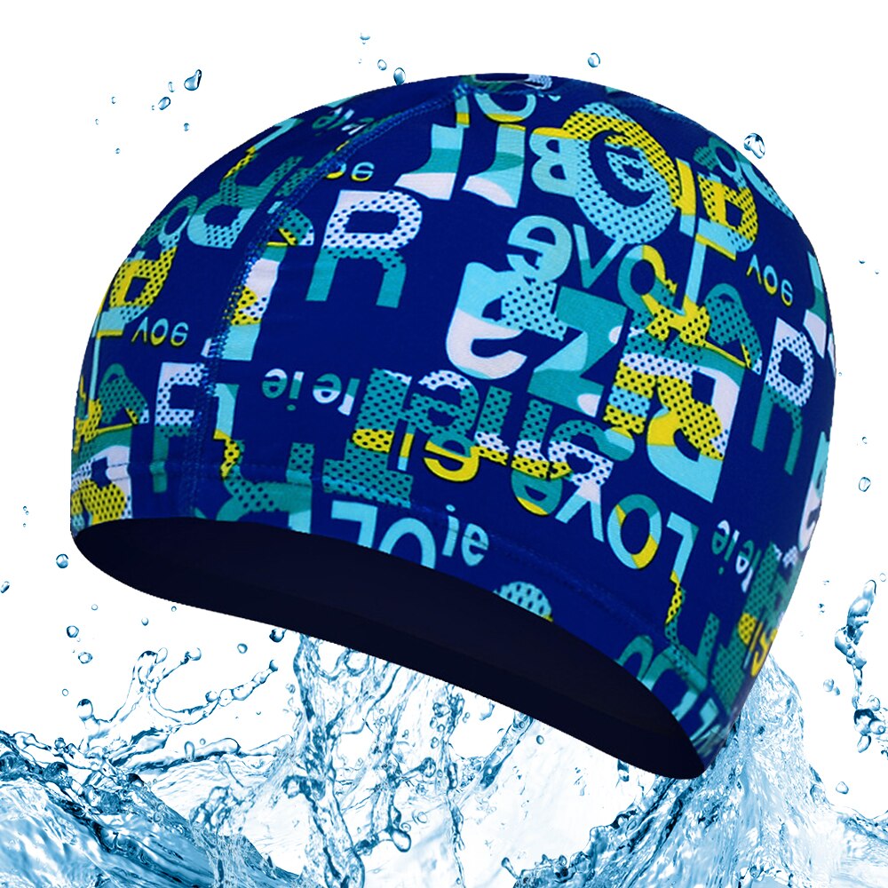 Women Men Swimming Cap Waterproof Fabric Protect Ears Long Hair Sports Siwm Pool Swimming Hat Swimming Accessories