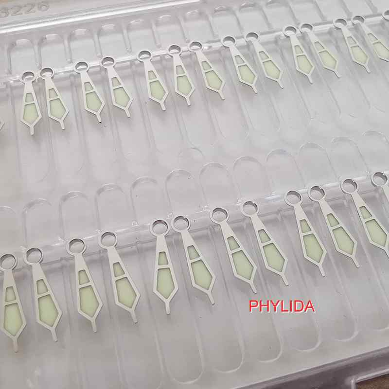 And Silver Watch Hands Set SKX SRP MOD 7S26 4R35 4R36 NH35A NH36A Green C3 LUME