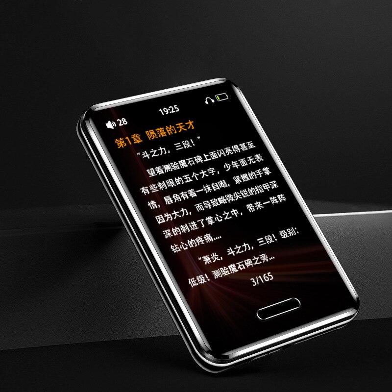 2.8 Inch Mp3 Player Full Touch Screen Ultra-high Sound Lossless Walkman Mp4 Music Player Bluetooth Pluggable TF Card