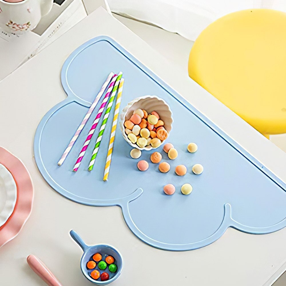 Cloud Vorm Placemat Kids Plaat Mat Tafel Pad Waterdichte Isolatie Keuken Gadget Eenvoudige Reiniging Warmte Isolatie Pad