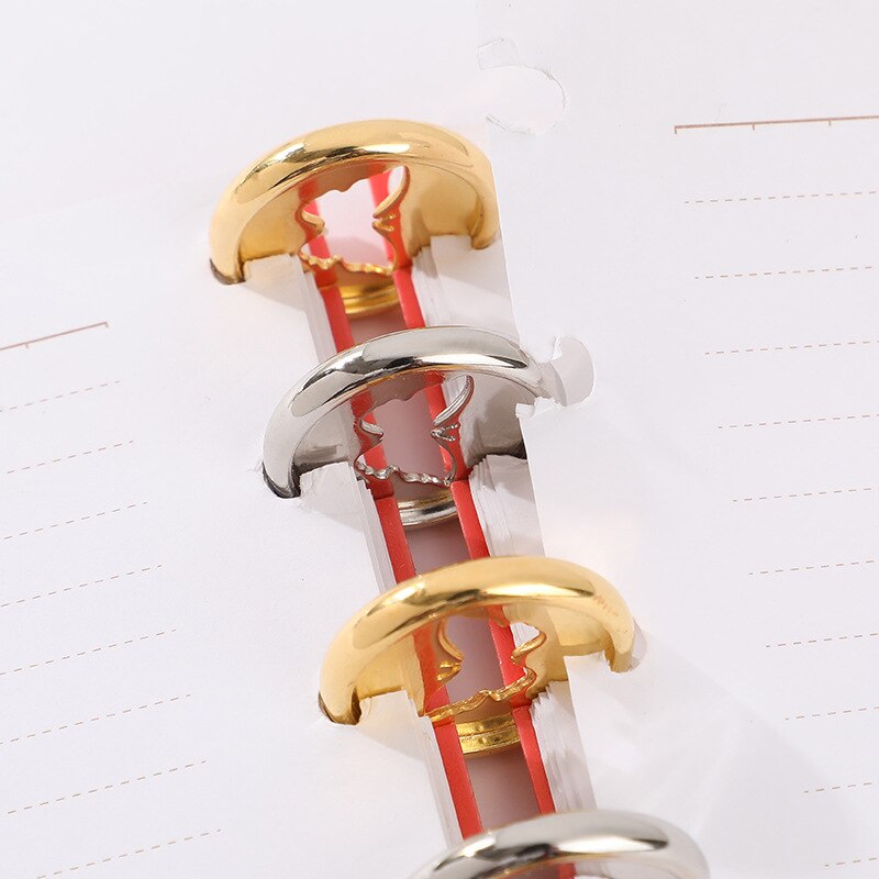 50 st fjärilsmönster knapp bindningsring lösblad svamphål bindande anteckningsbok 28mm plastspänne bindningsskivor anteckningsbok