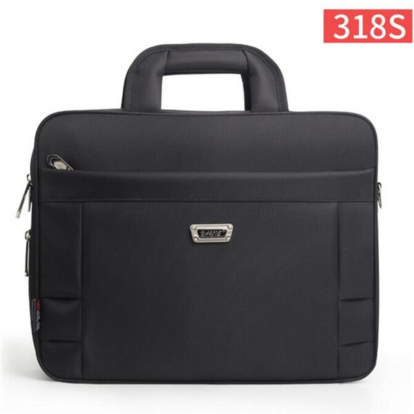 Klassiek Mannen Schoudertas Werk Handtassen Mannen Aktetas Laptop Tassen A4 Bestandsmap Carrying Handtas Vrouwen Computer Tas: 318S 14 inch