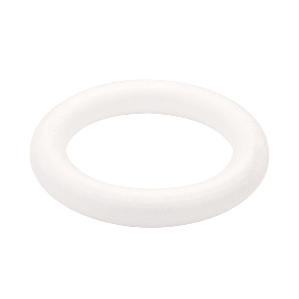 XMAS Polystyrene Styrofoam Foam Ring For Craft DIY Accessory Handmade Party Decorations: 17cm