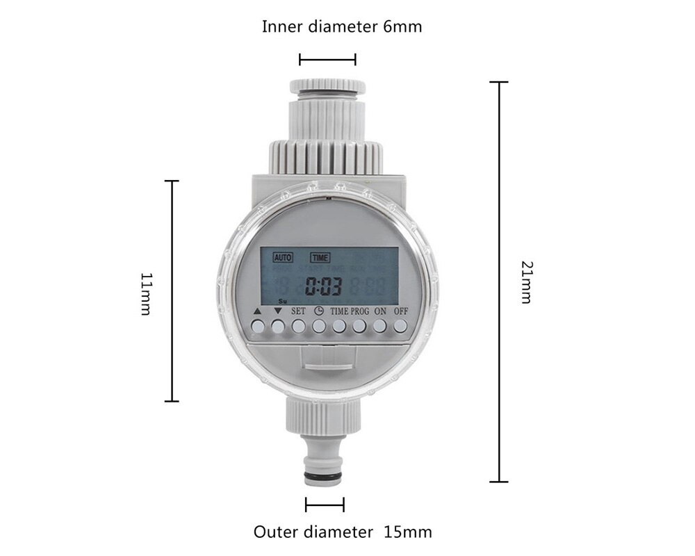 Plantenbak voor de tuin, automatisch, elektronisch, controller, tuin, bewateringssysteem, timer, digitaal, sproeier, timer, voor alle planten in huis, bloemen en heren