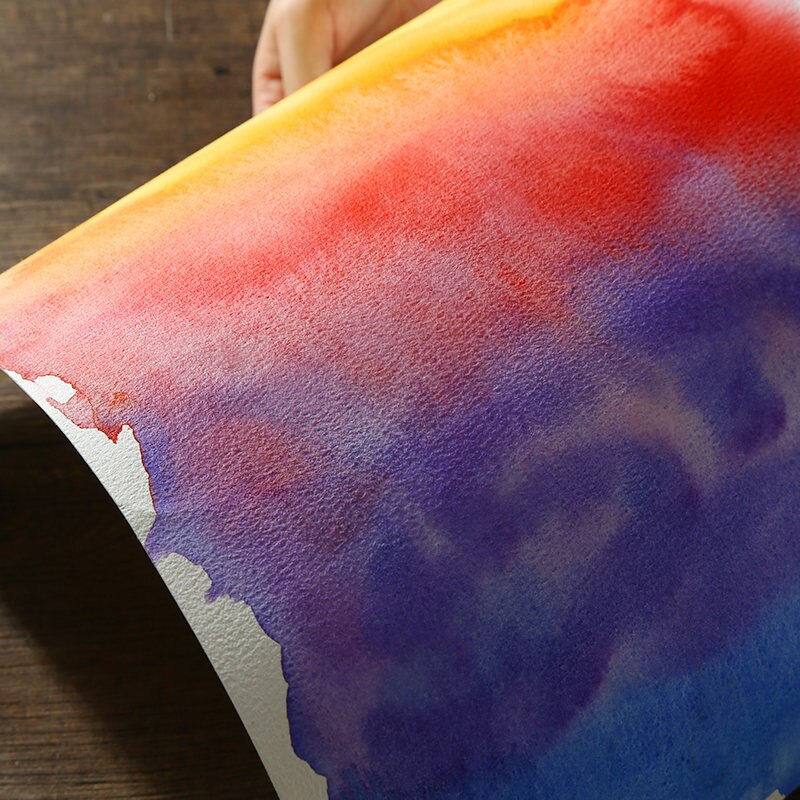 Watercolor Gouache Painting Paper 20Sheets Water Color Transfer Paper For Beginner Hand Painted Watercolor Book