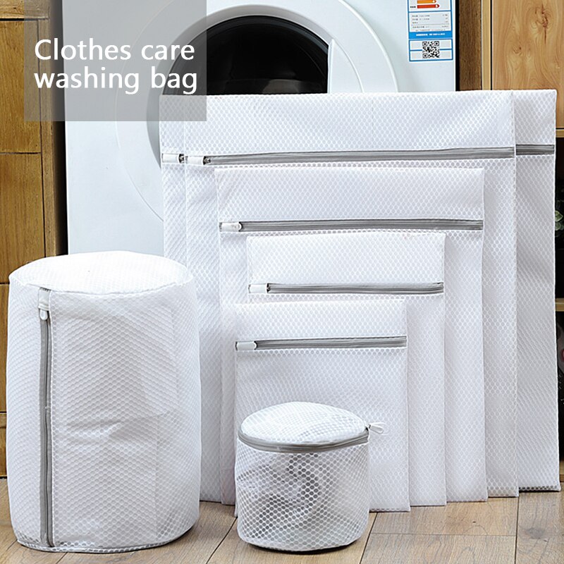 16 Size Net Laundry Basket Laundry Bags Mesh Laundry Bag Polyester Laundry Wash Bags Coarse for Washing Machines Mesh Bra Bag
