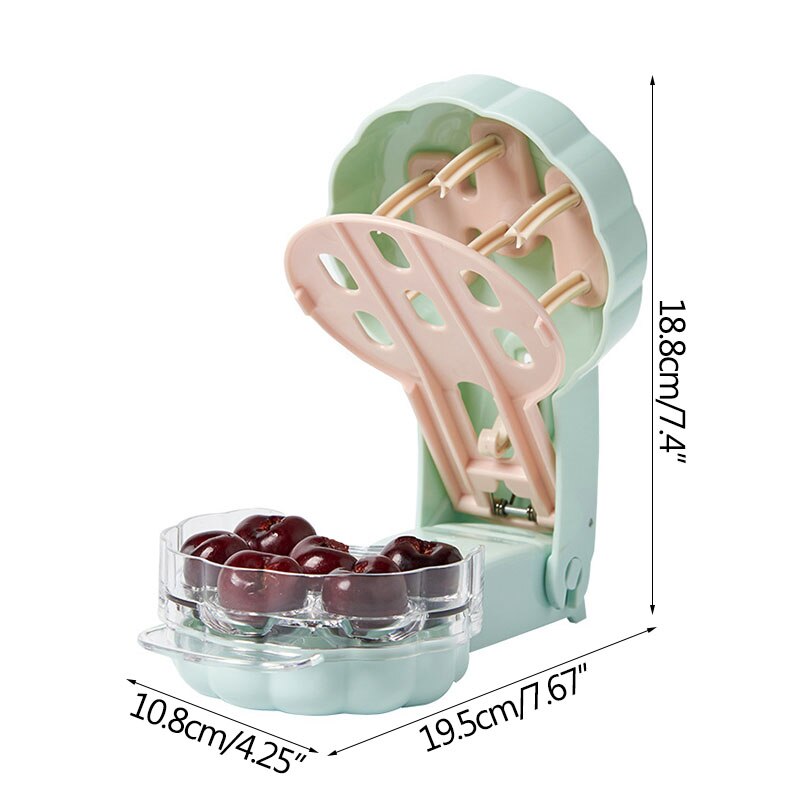 Kitchen Utensils Cherry Pitting Device Portable Home Kitchen Red Date Cherry Pitting Tool Food Processor