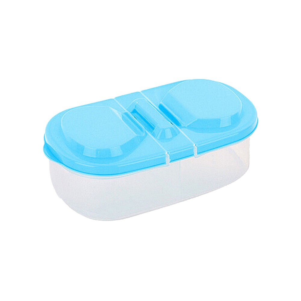 food storage container plastic kitchen storage box Fridge Freezer Space Saver Organization Storage Rack Shelf Kitchen Box: Blue
