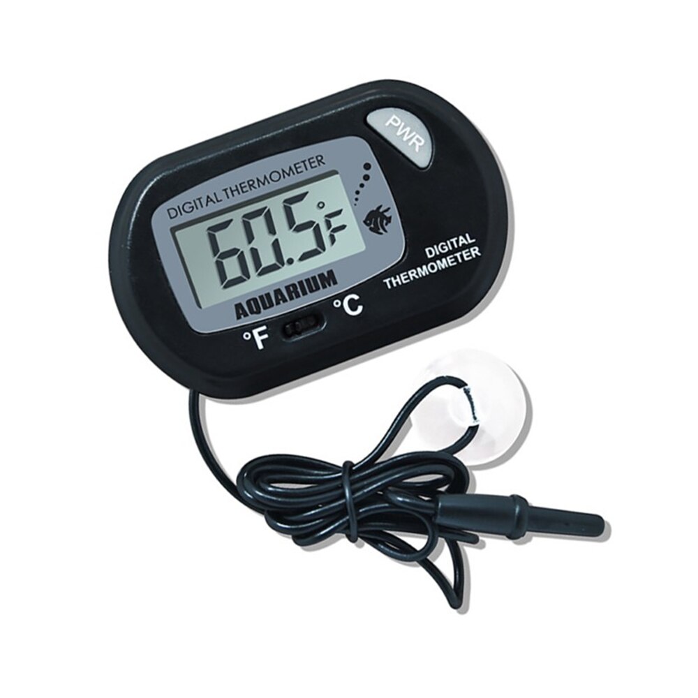 Aquarium Digital LCD Screen Thermometer Sensor Water Controller Smart Temperature Fish Tank Terrarium Alarm Pet Tool Aquatic