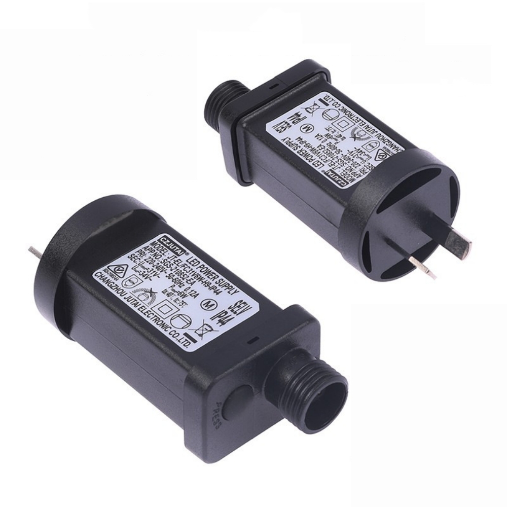 Transformateur 5V 24V 31V, alimentation 6W 3.6W, adapté aux décorations d'équipement LED de noël et d'halloween, prise ue US: WHITE