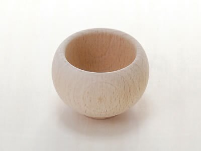 1-6 Years Old Wooden Unpainted Play House Kitchen Cooking Toy Teapot Teacup Red Wine Glass: 5.8x5.8x4.5