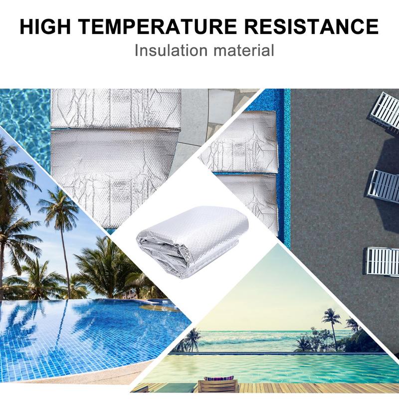 Swimming Pool Heat Preservation Cover Heat Insulation Swim Pool Cover Thermal Insulation Pool Film Dustproof Swimming Pool C