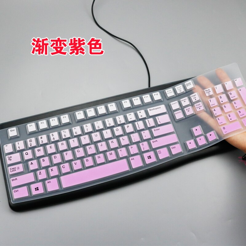 Dust Cover Film Silicone Dustproof mechanical Wireless Desktop For Logitech MK120 K120 keyboard Cover Protector