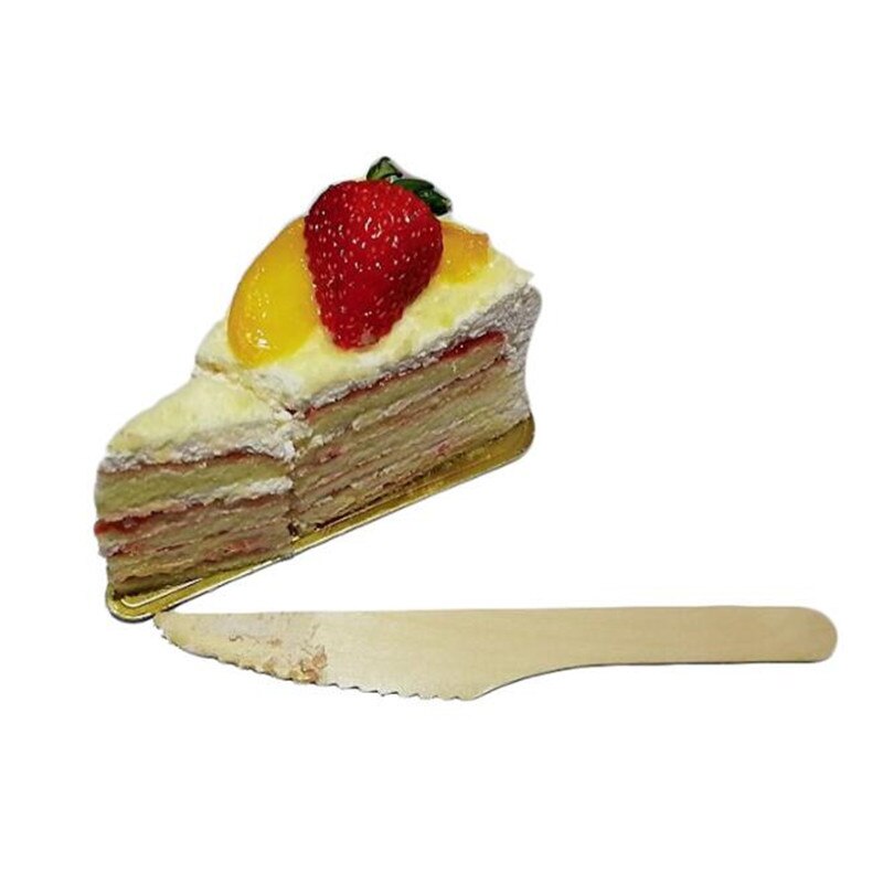 100 stk naturlig tre smør kniv engangs marmelade kniv middag kniver restaurant bestikk middag kniv svart biff kniver