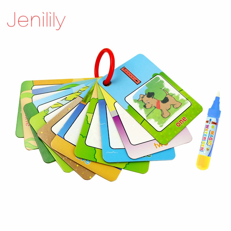 3 Stijlen Water Tekenen Schilderen Kleuring Papier Mat Kaarten Met Magic Pen Tekentafel Educatief Speelgoed Voor Kinderen Kids