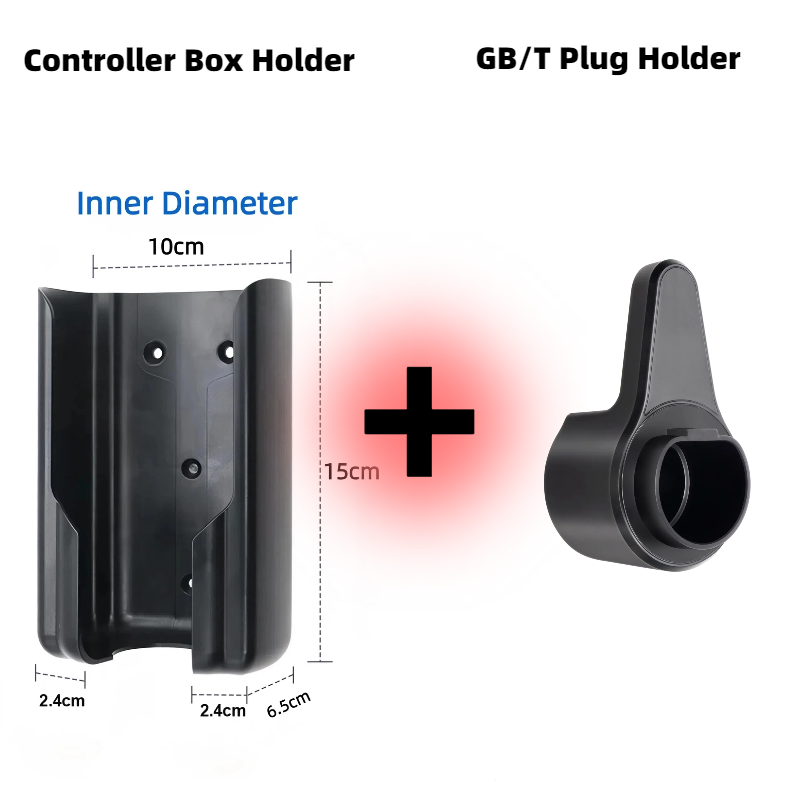 Electric Vehicle Charger Control Box Holder EV Charging Plug Holder Wall-box Holder Easy Install: SKY BLUE