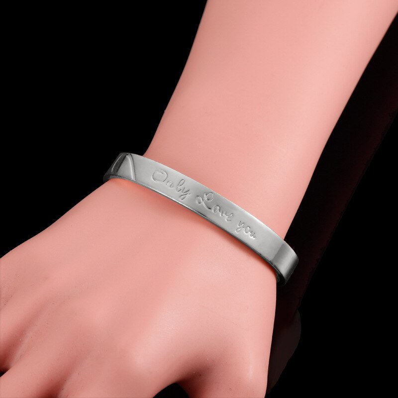 ! 100% Koper &quot;Alleen Liefde U&quot; Bangle6 Magneten Gezondheid Balans Magnetische Armband Bangles Voor Mens/Vrouwen