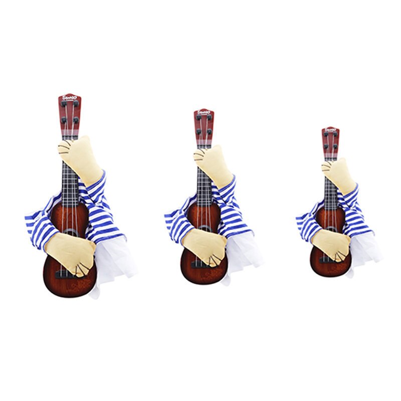 Huisdieren spelen gitaar, halloween, kerstmis, speciale evenementen, kostuum, nieuwigheid, grappig, huisdier, feest, cosplay, kleding, outfit, kleding