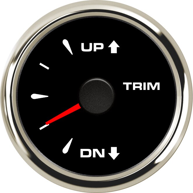 ELING 52 Mm Trimmanzeige 0–190 Ohm – 8 Farben Hintergrundbeleuchtung, 12-24V, IP67, Für Boot & Marine