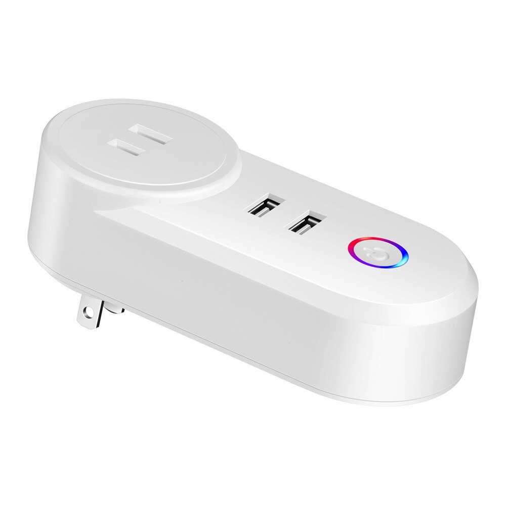 Smart Wifi Plug 16A Power Monitor Tuya APP Control Outlet 2 USB Port Smart Life Wifi Works With Alexa Google Assistant: Japan Type