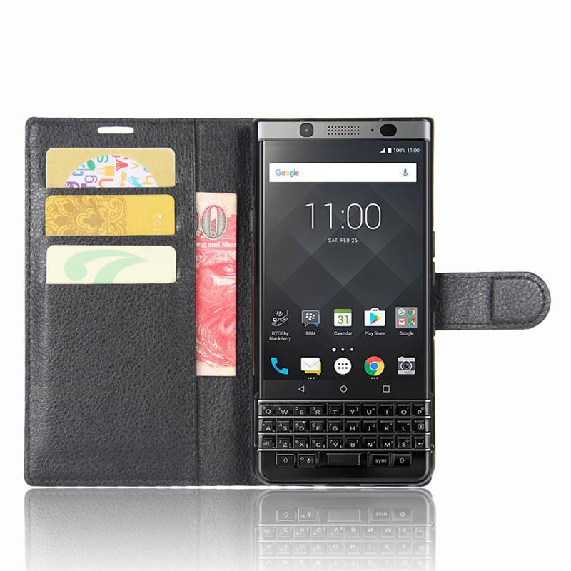 For BlackBerry Keyone Case Cover BlackBerry Keyone Leather Flip Wallet Silicone Case For BlackBerry Keyone DTEK70 Phone Case