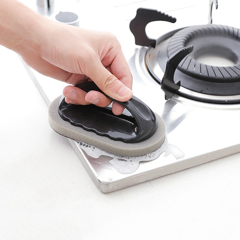 Magic Spons Met Handvat Emery Spons Cleaner Sterke Decontaminatie Tegels Borstel Nuttig Bad Borstel Keuken Accessoires