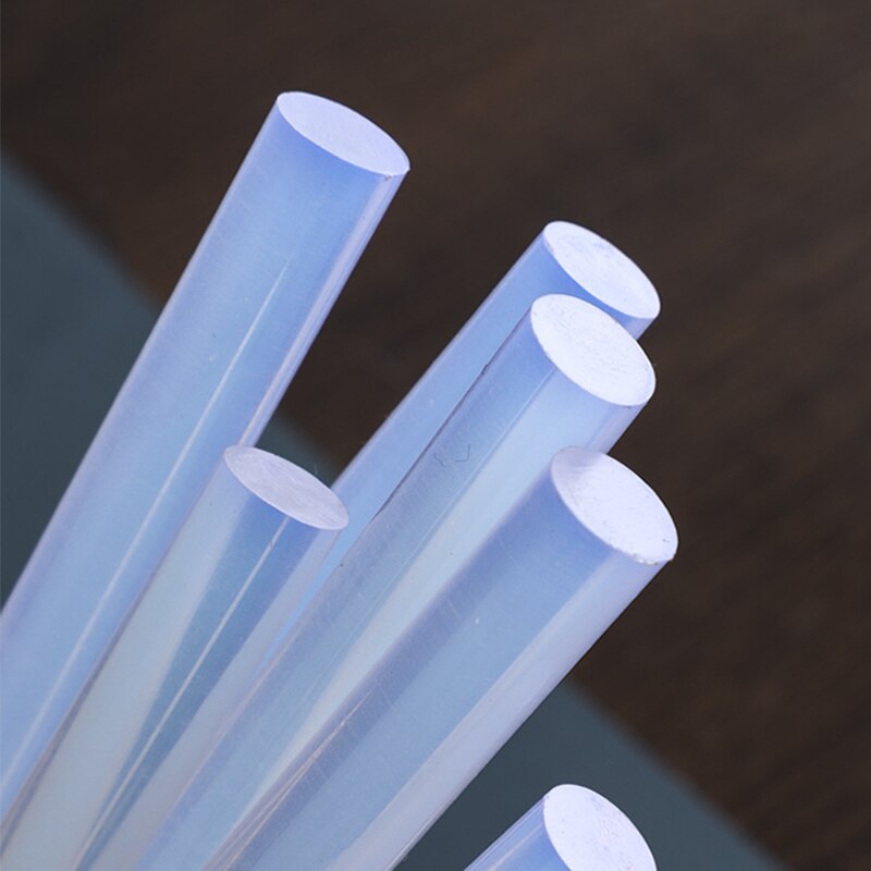Smältlimstift 7mm/11mm manuell gör-det-själv transparent smältstift hushållssmältlimpistol hög viskositet snabb smältstift