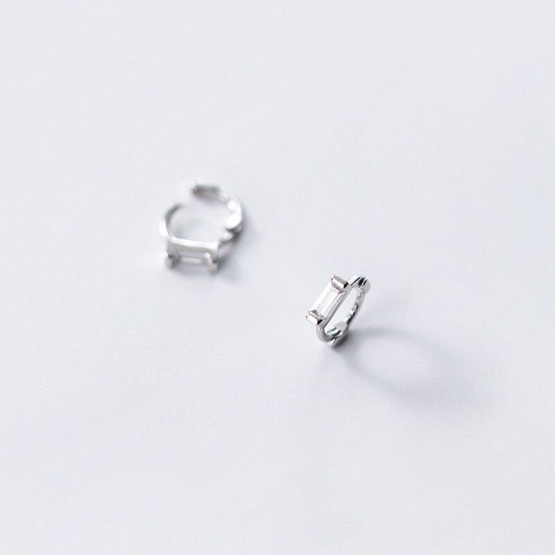 La Monada Hoop Brincos Para Mulheres Brincos de Prata 925 Mulheres Finas Jóias Geometria Bonito Brincos de Argola Prata Esterlina 925 Mulheres