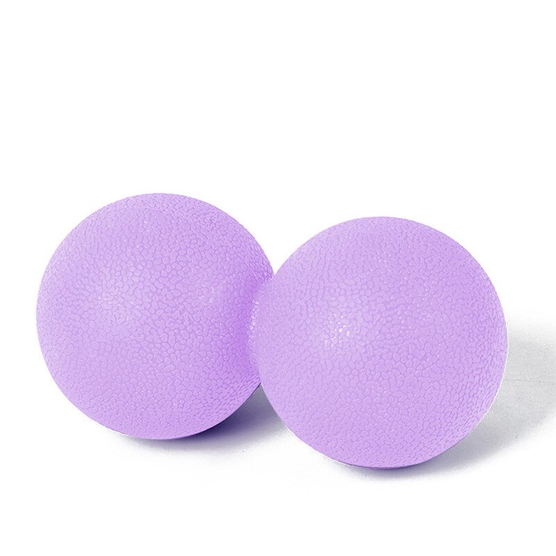 Balle de Massage élastique pour les pieds, Crossfit, Relaxation musculaire, Relaxation profonde, diadème, Yoga: purple peanut ball