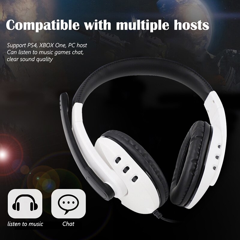 Wired Headset Gamer 3.5mm Headsets Surround Sound & HD Microphone Gaming Overear For Laptop Tablet Gamer For Sony Playstation 5