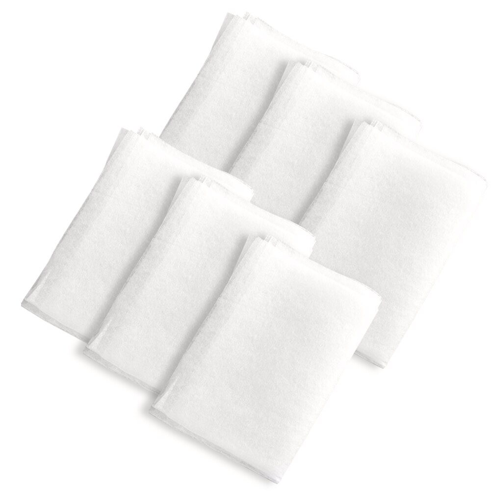 Niet Geweven Stof Papier Anti Oliedampen Stickers Afzuigkap Filter Stickers Anti Rook Cut Filter Absorberende Voor Keuken Wit 6Pcs: Default Title