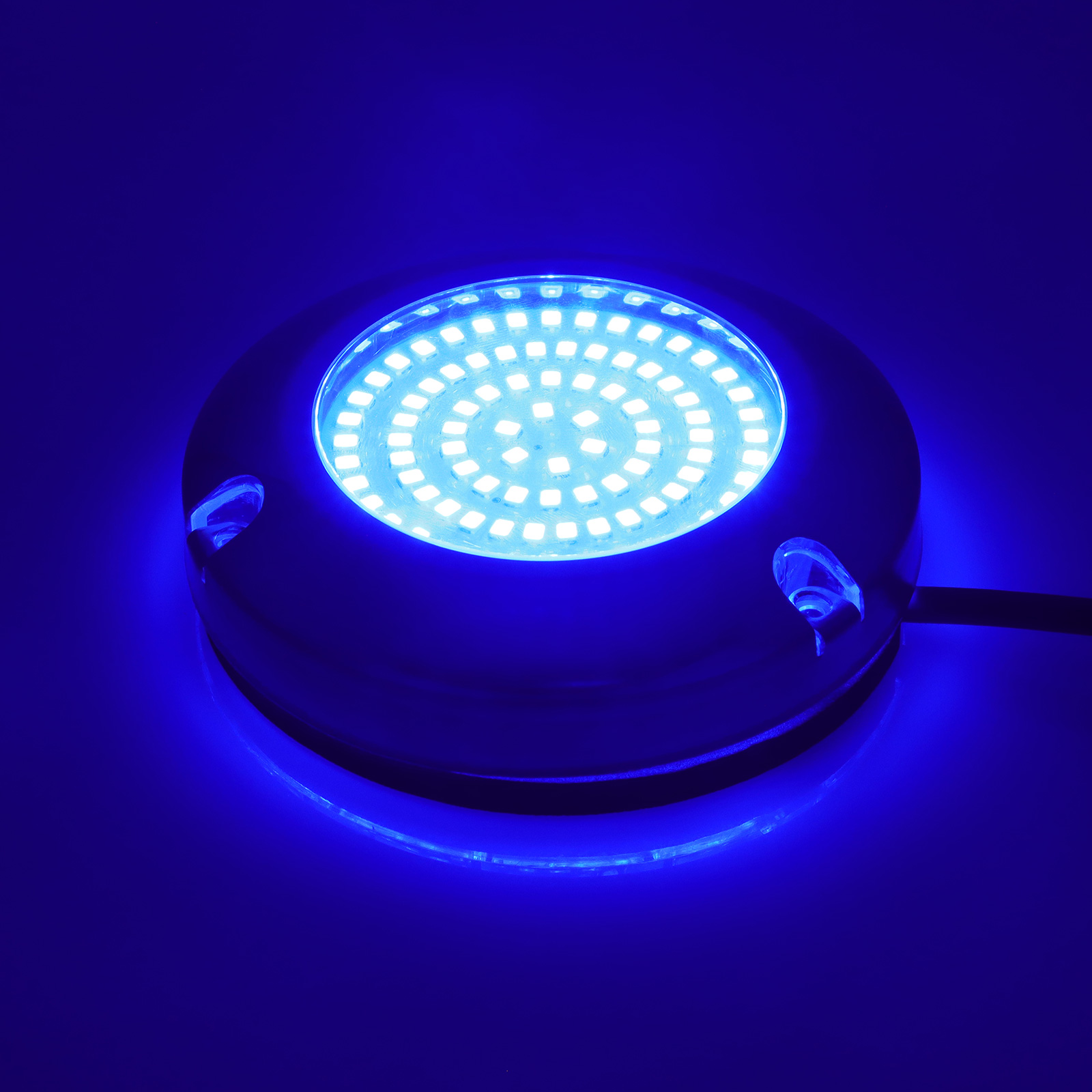 12 v 24v ledet taklampe båtlampe dimbar bobillys vanntett med berøringsdimmerbryter interiør nede campingvogn campingvogn marine: Rød