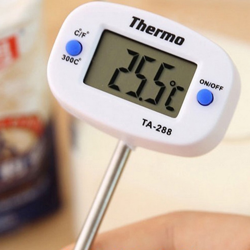 Kjøkken elektronisk umiddelbar digital termometer matlaging matte temperatur sonde verktøy bbq bake matte termometer
