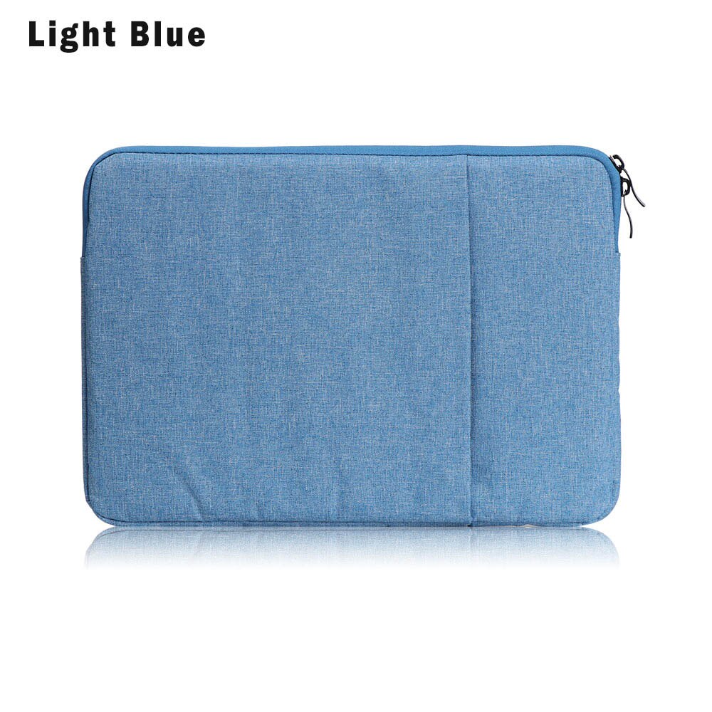 1PC Waterproof Universal Laptop Bag Sleeve Case Cover Notebook Pouch For MacBook Air Pro Lenovo HP Dell Asus 11 13 15 15.6 inch: Light Blue / To Fit 14-15.4 inch