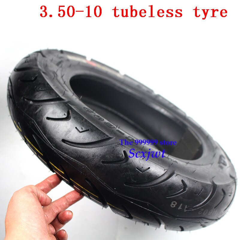 3.50-10 Motorcycle Tubeless Tire for Moped Scooter 50cc 80cc 150cc 350-10 vacuum tire 3.50-10