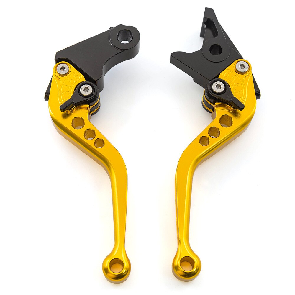 For FB Mondial Pagani 300 125 HPS 125 300 HPS125 HPS300 Motorcycle Accessories CNC Aluminum Adjustable Brake Clutch Levers: 147mm Gold
