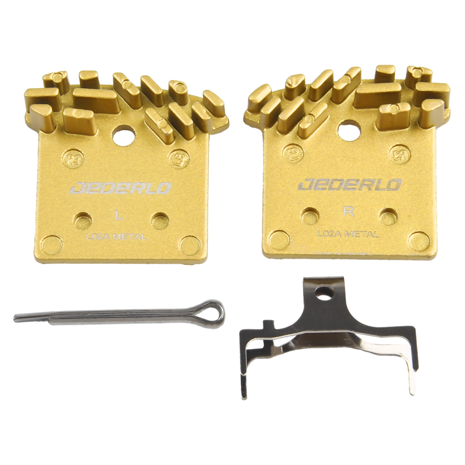 Bicycle Metal Disc Brake Pads For- BR-R9170/R8070/R7070/RS505 For- M615/SLX/XT M985/8000/666 For M640/M8020/H03A/H03C: Yellow