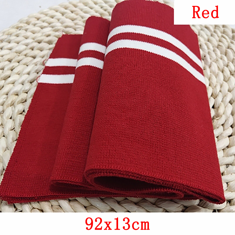 92 x 13cm fine rib strik elastisk stof gør manchetter linning krave ribkant til baseball dragten sportstøj sytilbehør: 5