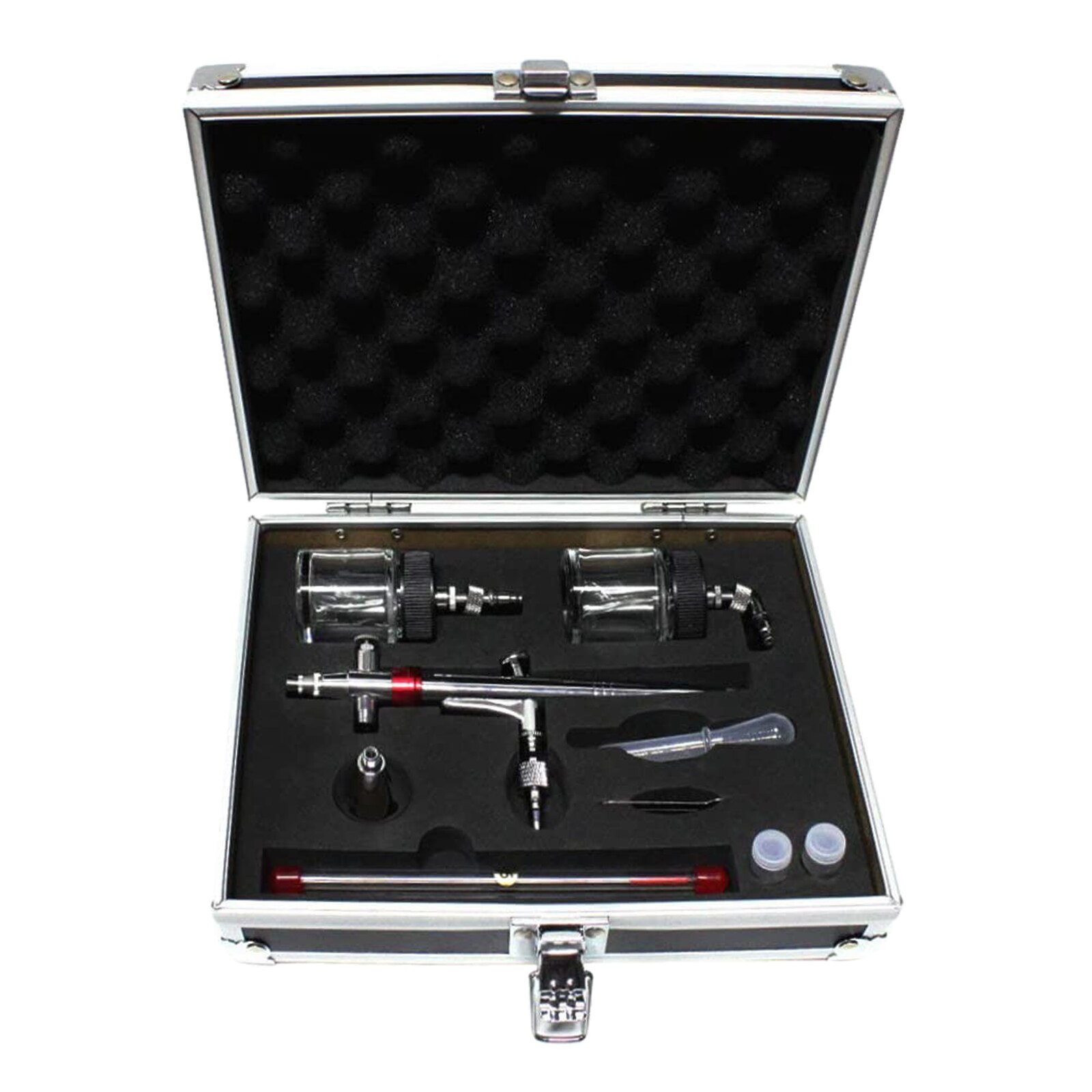 1einstellen Professionelle Airbrush einstellen mit 3 Düse Bausatz Schwere-Futter Airbrush Kunst